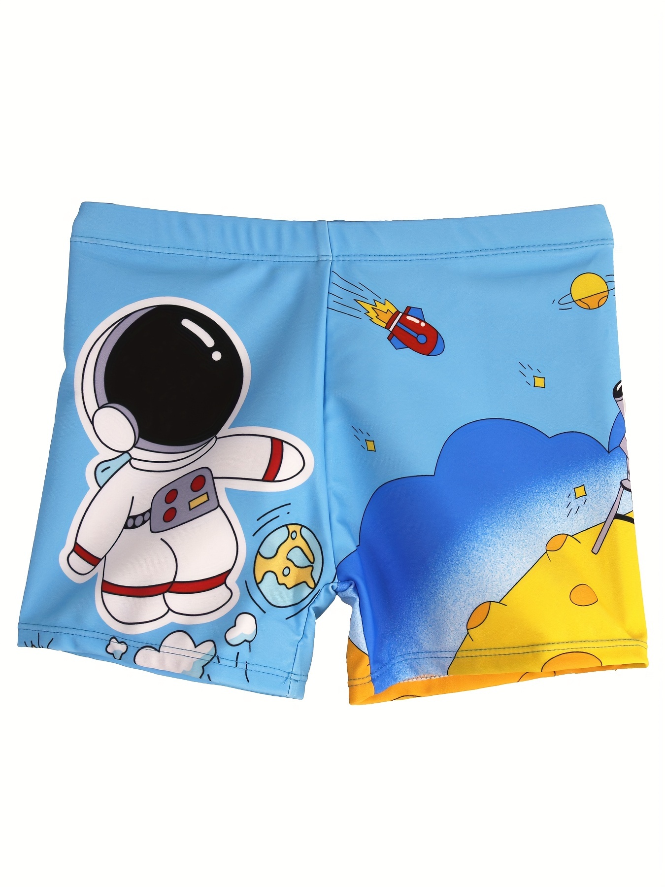 Swim Trunk Quick Dry - Плавки быстросохнущие с мультяшным рисунком астронавта