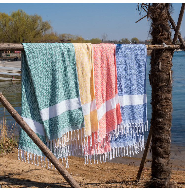 Жаккардовое пляжное полотенце  – обзор и цена Beach Towel Large