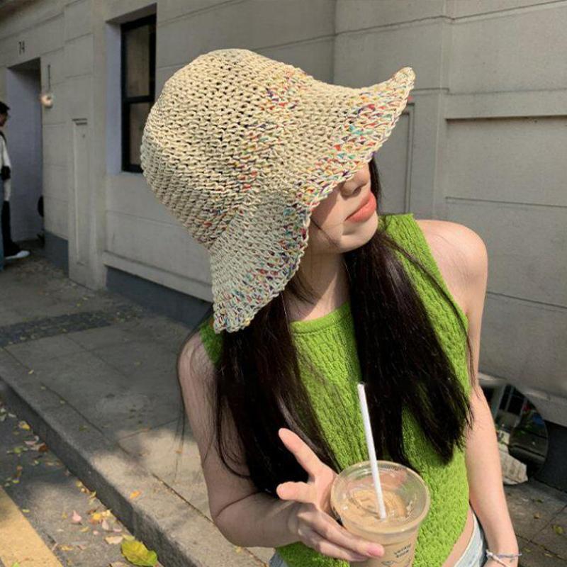 Женская соломенная шляпа ручно – обзор и цена Bucket Hat Straw