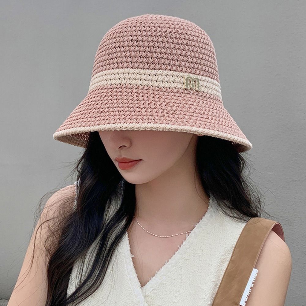 Элегантная рыбацкая шляпа с ба – обзор и цена Bucket Hat Straw