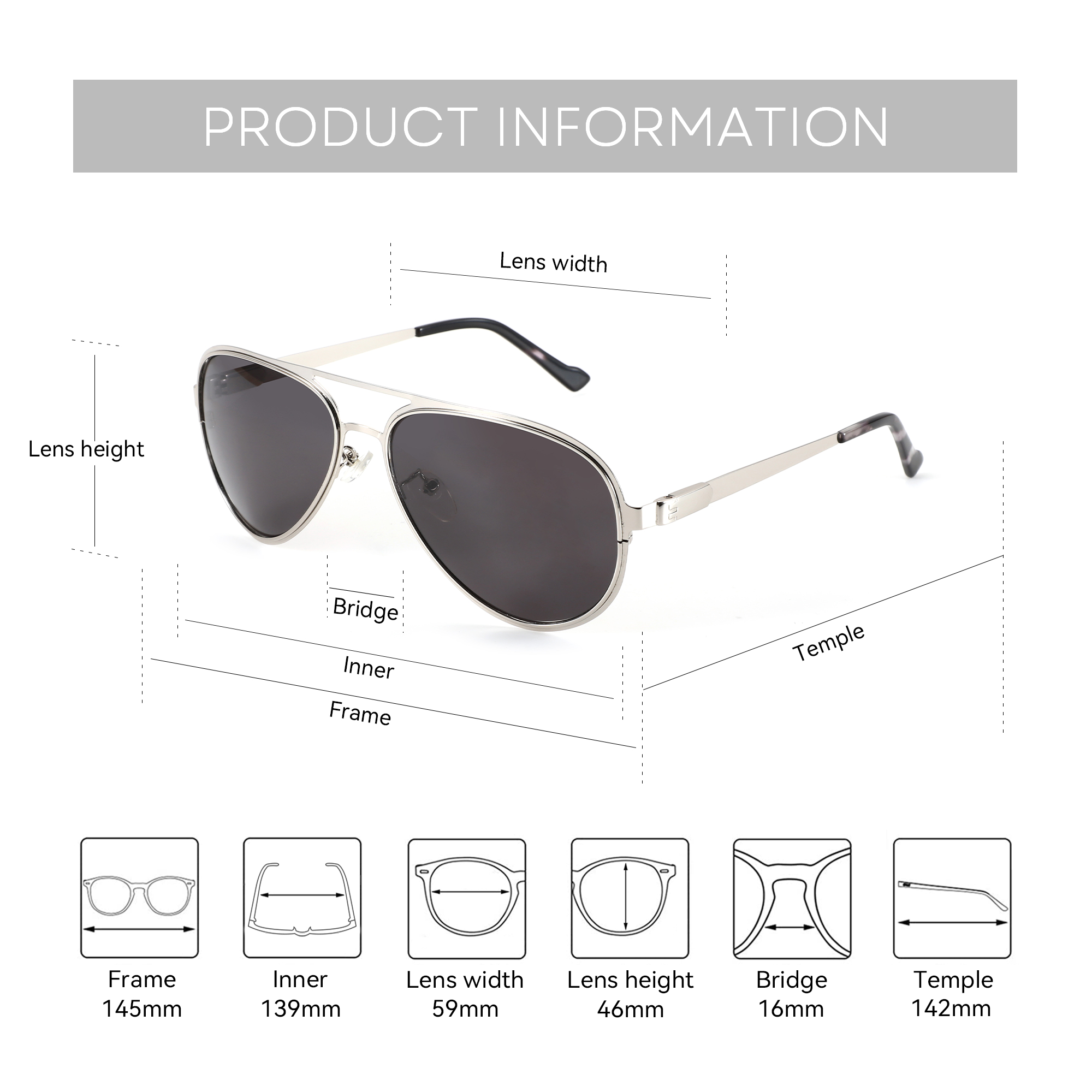 BLUEMOKY XL размер высокое кач – обзор и цена Sunglasses Aviator Polarized